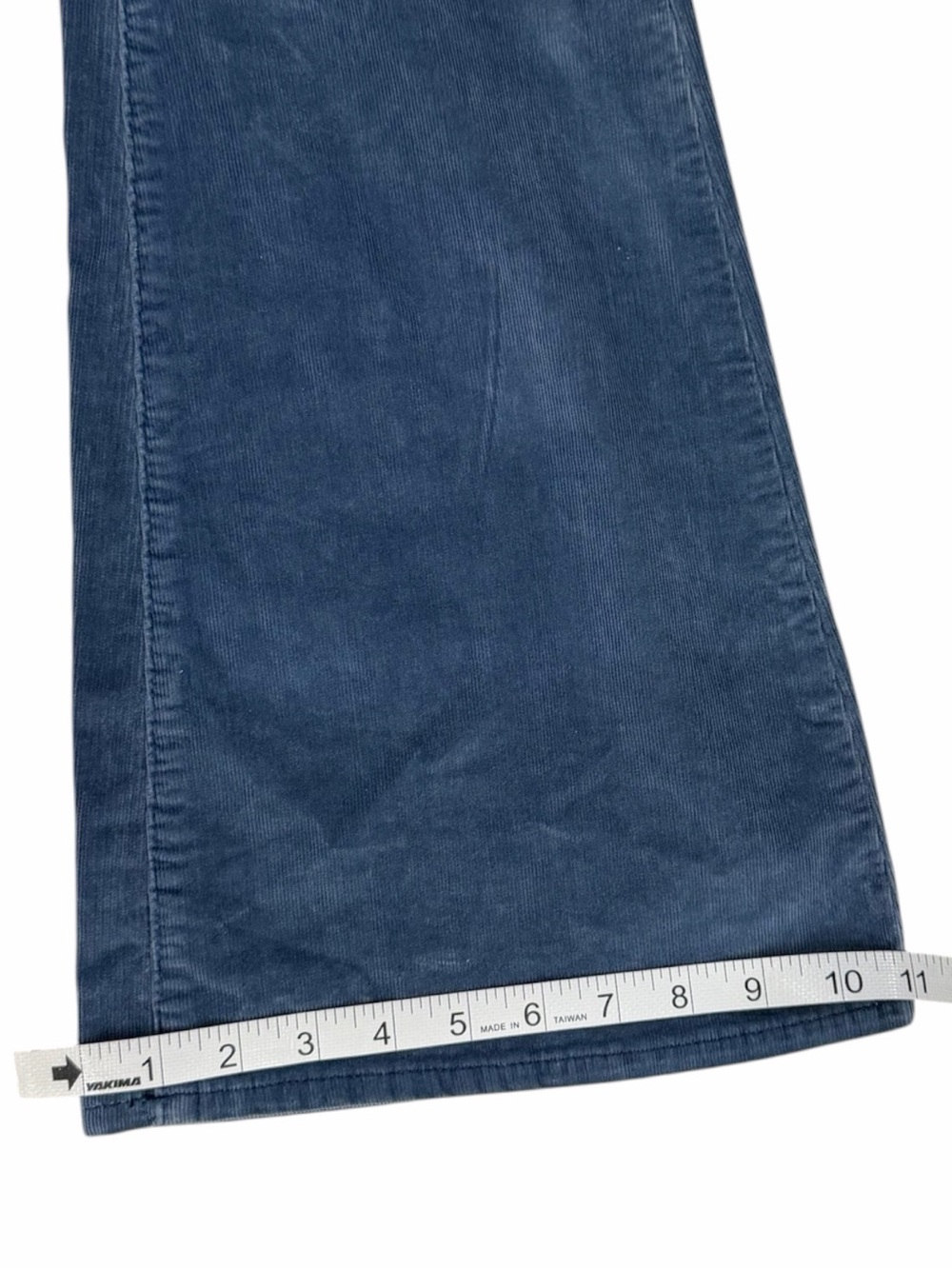 Free People We The Free Jayde Flare Corduroy Pants Slate Blue Size 29 - Picture 9 of 11